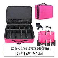 Load image into Gallery viewer, YFGXBHMX Makeup Artist Travel Accessories Professional Beauty Cosmetic Case &amp; Cosmetic Bag Semi-permanent Tattoo Nails Multi-Lay