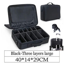 Load image into Gallery viewer, YFGXBHMX Makeup Artist Travel Accessories Professional Beauty Cosmetic Case &amp; Cosmetic Bag Semi-permanent Tattoo Nails Multi-Lay