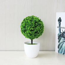 Load image into Gallery viewer, Potted Blossom Bonsai Festival Cherry Fake Greeting Trigeminal Ball Pine 26Types Wedding Artificial Flowers