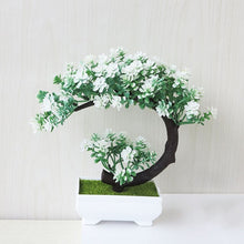 Load image into Gallery viewer, Potted Blossom Bonsai Festival Cherry Fake Greeting Trigeminal Ball Pine 26Types Wedding Artificial Flowers