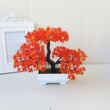 Load image into Gallery viewer, Potted Blossom Bonsai Festival Cherry Fake Greeting Trigeminal Ball Pine 26Types Wedding Artificial Flowers