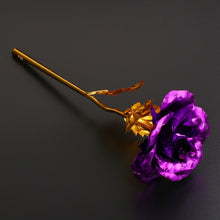 Load image into Gallery viewer, Elegant 24K Golden Rose Flower Mother&#39;s Day Valentine&#39;s Day Present Gift Without Box Plated Golden Rose Flower  Wedding Decor