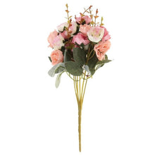 Load image into Gallery viewer, New 21 Heads/Bouquet Silk Rose European Style Artificial Flower Bouquet Fake Flowers Wedding Home Party Decoration High Quality