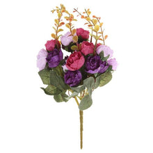 Load image into Gallery viewer, New 21 Heads/Bouquet Silk Rose European Style Artificial Flower Bouquet Fake Flowers Wedding Home Party Decoration High Quality