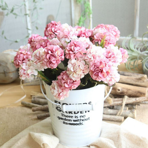Party Garden Decorations Accessories Artificial Hydrangea Flowers