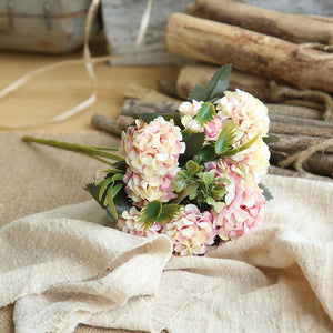 Party Garden Decorations Accessories Artificial Hydrangea Flowers