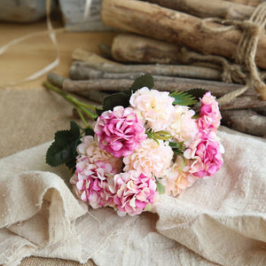 Party Garden Decorations Accessories Artificial Hydrangea Flowers