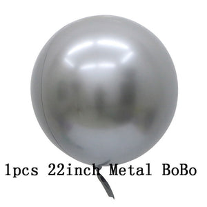 36inch silver confetti balloon pink white latex balloon silver romantic theme wedding birthday party decoration princes baby sho