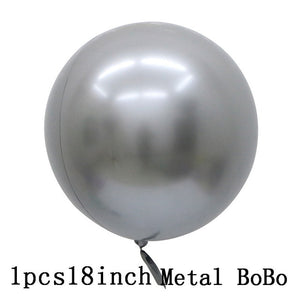 36inch silver confetti balloon pink white latex balloon silver romantic theme wedding birthday party decoration princes baby sho