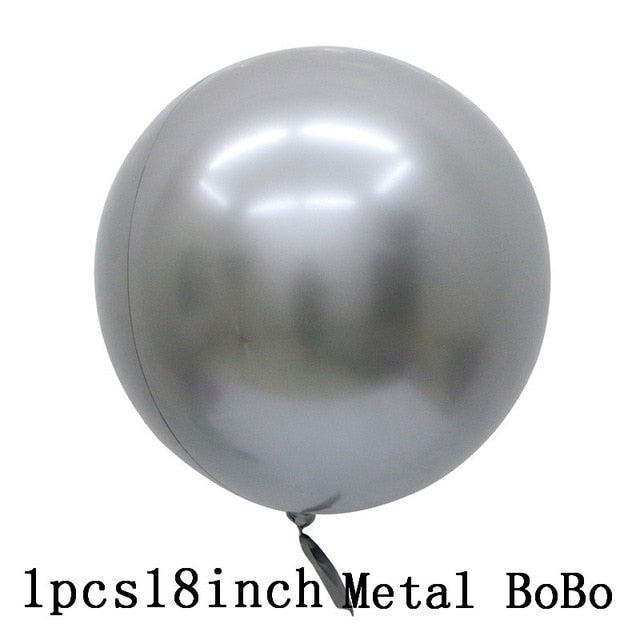 36inch silver confetti balloon pink white latex balloon silver romantic theme wedding birthday party decoration princes baby sho