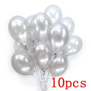 36inch silver confetti balloon pink white latex balloon silver romantic theme wedding birthday party decoration princes baby sho