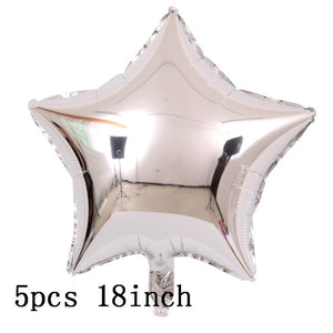 36inch silver confetti balloon pink white latex balloon silver romantic theme wedding birthday party decoration princes baby sho