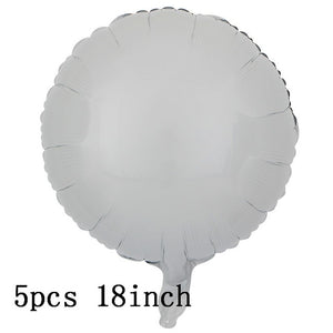 36inch silver confetti balloon pink white latex balloon silver romantic theme wedding birthday party decoration princes baby sho
