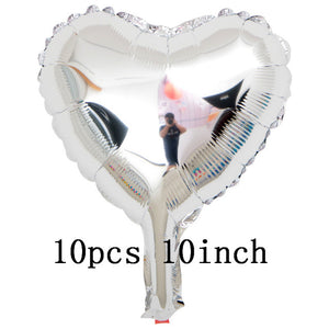 36inch silver confetti balloon pink white latex balloon silver romantic theme wedding birthday party decoration princes baby sho
