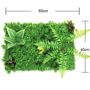 Luyue Plant Wall Artificial Lawn Boxwood Hedge Garden Backyard Home Decor Simulation Grass Turf Rug Lawn Outdoor Flower wall