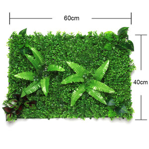 Luyue Plant Wall Artificial Lawn Boxwood Hedge Garden Backyard Home Decor Simulation Grass Turf Rug Lawn Outdoor Flower wall