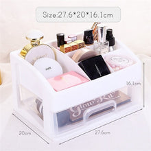 Load image into Gallery viewer, Makeup Organizer Drawers Plastic Cosmetic Storage Box Jewelry Container Make Up Case Makeup Brush Holder Organizers H1187