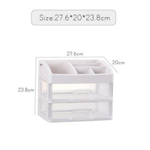 Load image into Gallery viewer, Makeup Organizer Drawers Plastic Cosmetic Storage Box Jewelry Container Make Up Case Makeup Brush Holder Organizers H1187