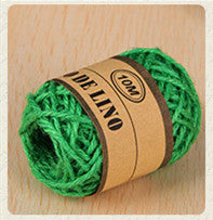 Load image into Gallery viewer, 10M 2mm Natural Burlap Hessian Jute Twine Cord Hemp Rope String Gift Packing Strings Event &amp; Party Supplies Wedding Decor