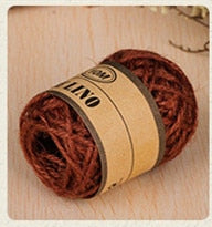 Load image into Gallery viewer, 10M 2mm Natural Burlap Hessian Jute Twine Cord Hemp Rope String Gift Packing Strings Event &amp; Party Supplies Wedding Decor