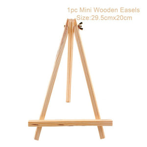 QIFU Wedding Wooden Easels Rustic Wedding Decoration Wedding Table Decor Wedding Party Decor Art Painting Name Card Stand
