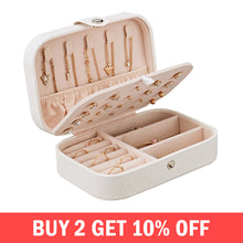 Load image into Gallery viewer, Fashion Makeup Organizers Women Travel Necklace Earrings Rings Collection Book Jewelry Display Box Wholesale Accessories Case