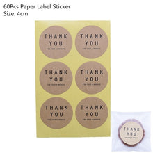 Load image into Gallery viewer, 50/100Pcs Plastic Bags Thank you Cookie&amp;Candy Bag Self-Adhesive For Wedding Birthday Party Gift Bag Biscuit Baking Packaging Bag