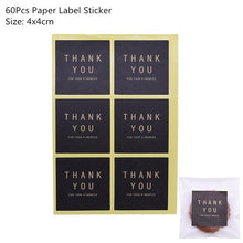 Load image into Gallery viewer, 50/100Pcs Plastic Bags Thank you Cookie&amp;Candy Bag Self-Adhesive For Wedding Birthday Party Gift Bag Biscuit Baking Packaging Bag