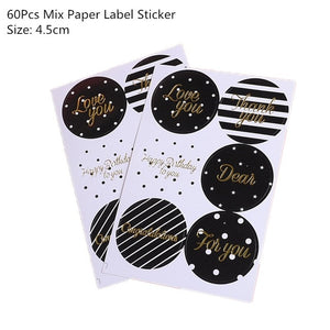 50/100Pcs Plastic Bags Thank you Cookie&Candy Bag Self-Adhesive For Wedding Birthday Party Gift Bag Biscuit Baking Packaging Bag