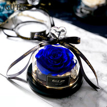 Load image into Gallery viewer, Creative Presents Eternal Exclusive Rose in Glass Dome The Beauty and Beast Rose Romantic Valentine&#39;s Day Gifts Teachers&#39; Gift