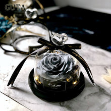 Load image into Gallery viewer, Creative Presents Eternal Exclusive Rose in Glass Dome The Beauty and Beast Rose Romantic Valentine&#39;s Day Gifts Teachers&#39; Gift