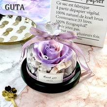 Load image into Gallery viewer, Creative Presents Eternal Exclusive Rose in Glass Dome The Beauty and Beast Rose Romantic Valentine&#39;s Day Gifts Teachers&#39; Gift