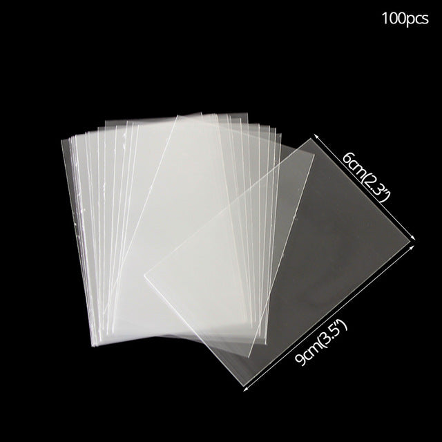 100pcs DIY Wedding Birthday Party Sweet Cellophane Clear Candy Storage Bags Cookies Lollipops Cake Packaging Unicorn Decoration