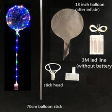 Load image into Gallery viewer, Reusable Luminous LED Balloon Transparent Round Bubble Birthday Party Wedding Decoration LED Bubble Balloon Baby Shower Kids Toy