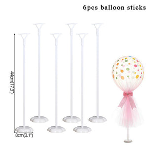 Wedding Balloons Decoration Balloon Stand Holder Column Stick Baloon Hawaii Tropical Party Balons Birthday Decor Baby Shower