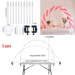 Wedding Balloons Decoration Balloon Stand Holder Column Stick Baloon Hawaii Tropical Party Balons Birthday Decor Baby Shower