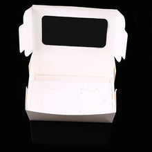 Load image into Gallery viewer, WHISM 2/4/6 Holes Cupcake Muffin Box with Window Kraft Paper Boxes Dessert Macaron Cookies Candy Snack Packing for Gift Party