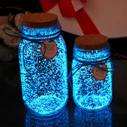 1Bag Colorful Fluorescent Glow Powder Super luminous Particles Sand Glow Pigment Glow in the Dark Home Party Decor #20