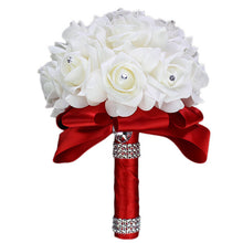 Load image into Gallery viewer, Wedding Flowers Bridal Bouquets Bridesmaid Flower Rose Centerpiece Bouquet Bride Hydrangea Artificial White Supplies
