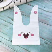 Load image into Gallery viewer, 10pcs/lot Cute Rabbit Ear Cookie Bags Gift Bags For Candy Biscuits Snack Baking Package Wedding Favors Gifts Easter decoration