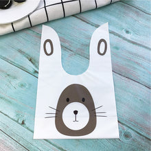 Load image into Gallery viewer, 10pcs/lot Cute Rabbit Ear Cookie Bags Gift Bags For Candy Biscuits Snack Baking Package Wedding Favors Gifts Easter decoration