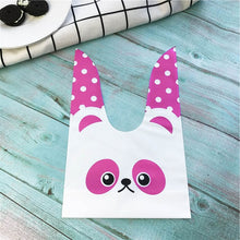 Load image into Gallery viewer, 10pcs/lot Cute Rabbit Ear Cookie Bags Gift Bags For Candy Biscuits Snack Baking Package Wedding Favors Gifts Easter decoration