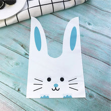 Load image into Gallery viewer, 10pcs/lot Cute Rabbit Ear Cookie Bags Gift Bags For Candy Biscuits Snack Baking Package Wedding Favors Gifts Easter decoration